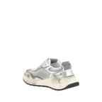 Dsquared² White Calf Leather Bos Taurus Athletic Sneakers