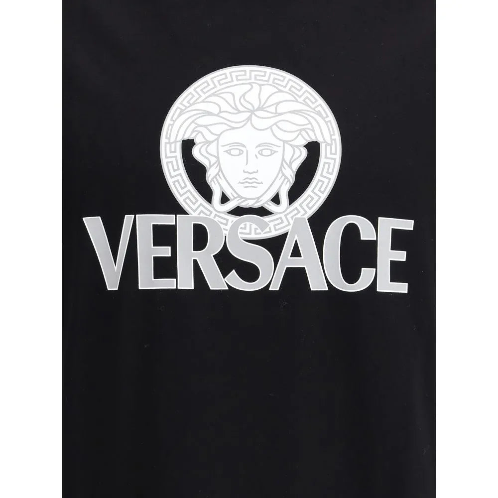 Versace Black Cotton T-Shirt - Zeiniez