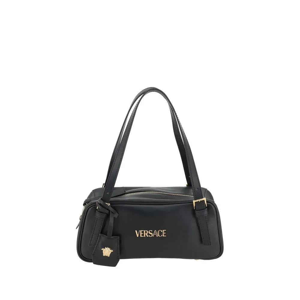 Versace Black Lamb Ovis Aries Aries Shoulder Bag - Zeiniez