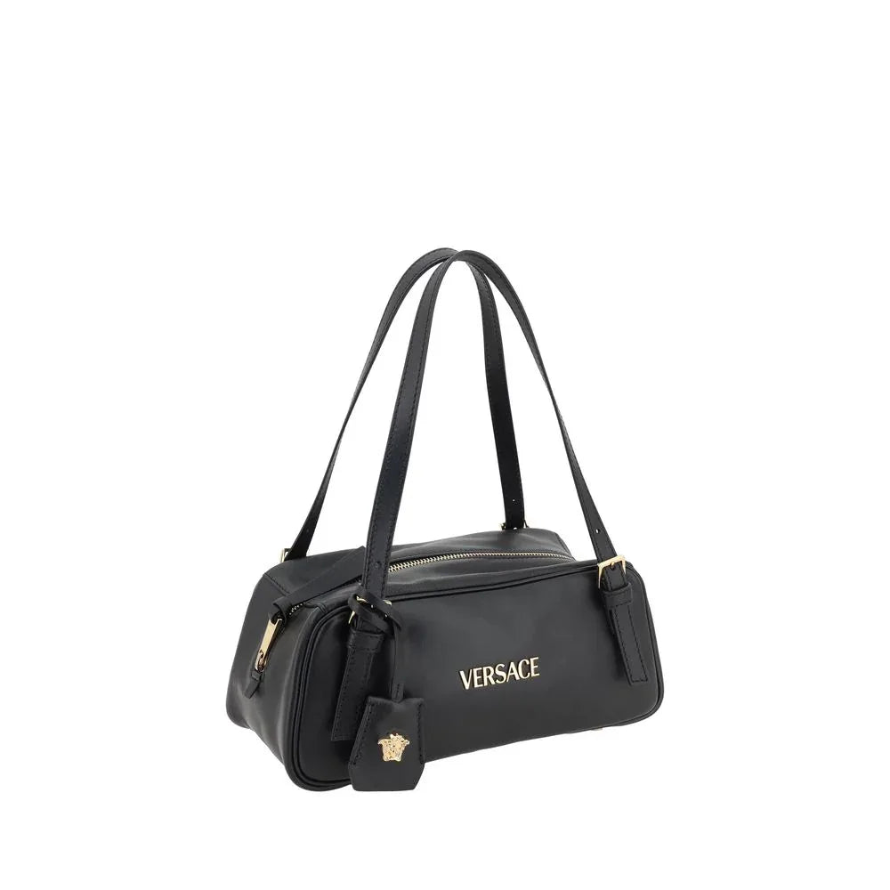 Versace Black Lamb Ovis Aries Aries Shoulder Bag - Zeiniez