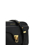 Coccinelle Black Calf Leather Bos Taurus Shoulder Bag - Zeiniez