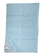 Dolce & Gabbana Light Blue Stole Silk Neck Wrap Shawl Scarf - Zeiniez