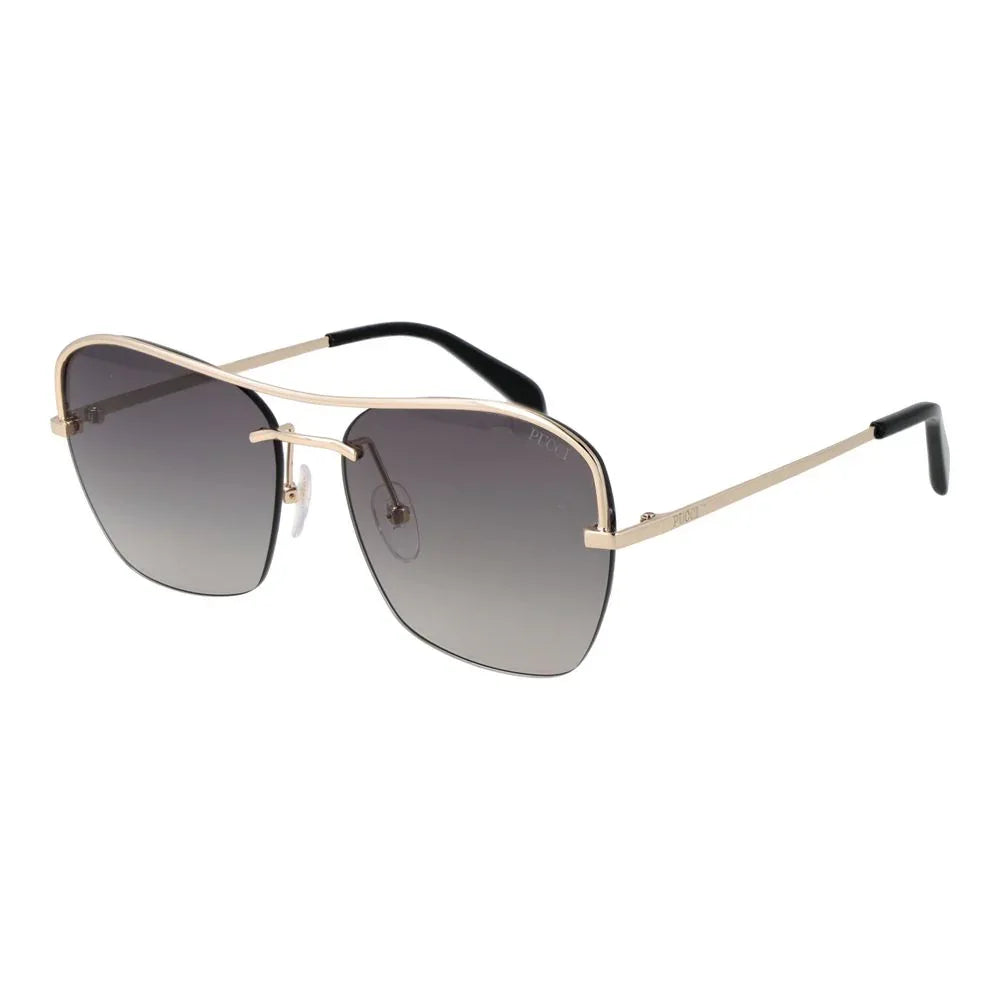 Emilio Pucci Gold Metal Sunglasses - Zeiniez