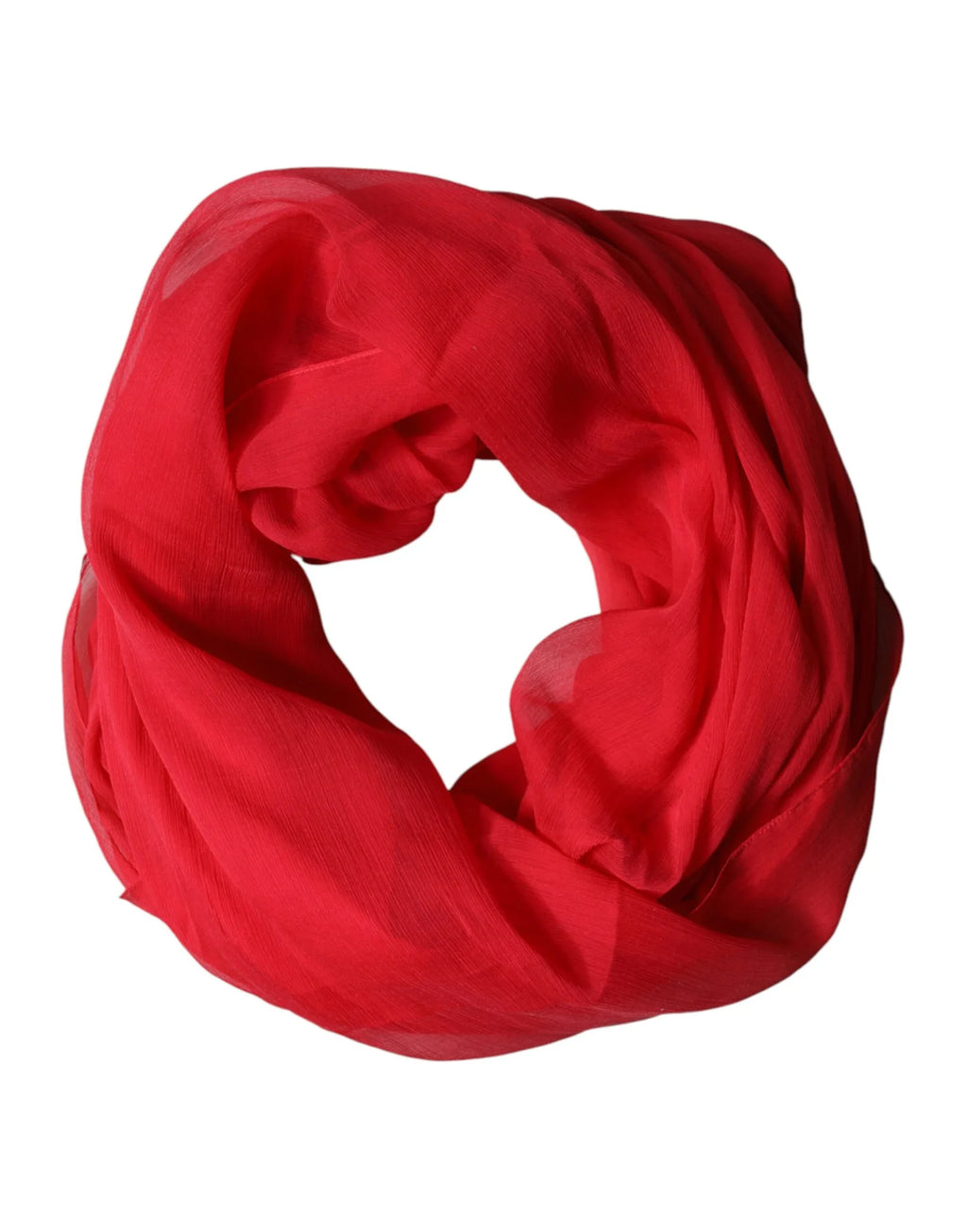 Dolce & Gabbana Red Stole Silk Neck Wrap Shawl Men Scarf - Zeiniez
