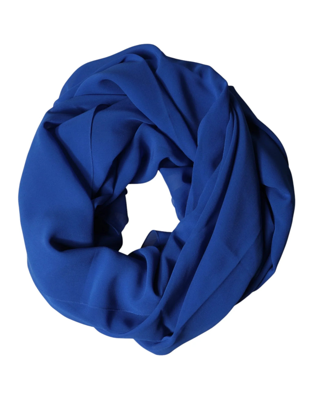 Dolce & Gabbana Blue Silk Stole Neck Wrap Shawl Men Scarf - Zeiniez