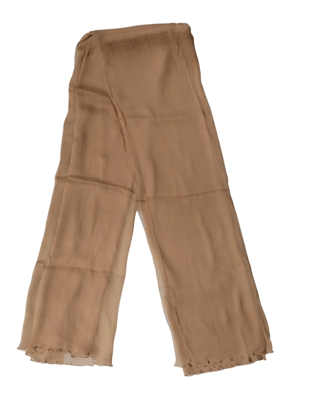 Dolce & Gabbana Brown Silk Stole Neck Wrap Shawl Men Scarf - Zeiniez