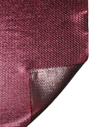 Dolce & Gabbana Metallic Pink Silk Square Foulard Scarf - Zeiniez