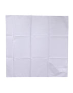 Dolce & Gabbana White Silk Lace Stole Square Foulard Scarf - Zeiniez