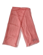 Dolce & Gabbana Light Pink Cashmere Neck Wrap Shawl Scarf - Zeiniez