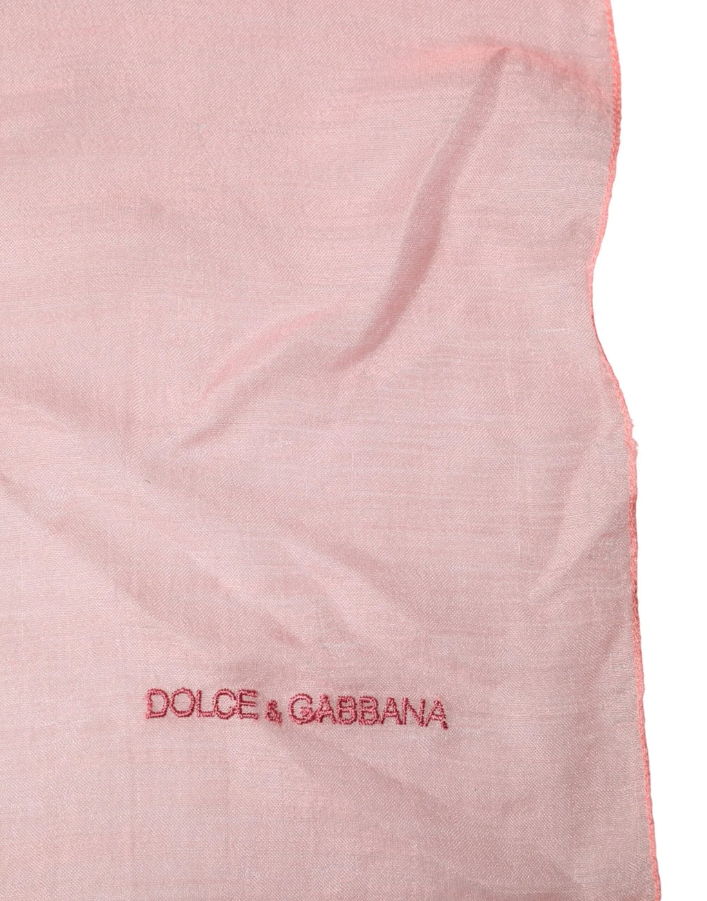 Dolce & Gabbana Light Pink Cashmere Neck Wrap Shawl Scarf - Zeiniez