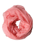 Dolce & Gabbana Light Pink Cashmere Neck Wrap Shawl Scarf - Zeiniez