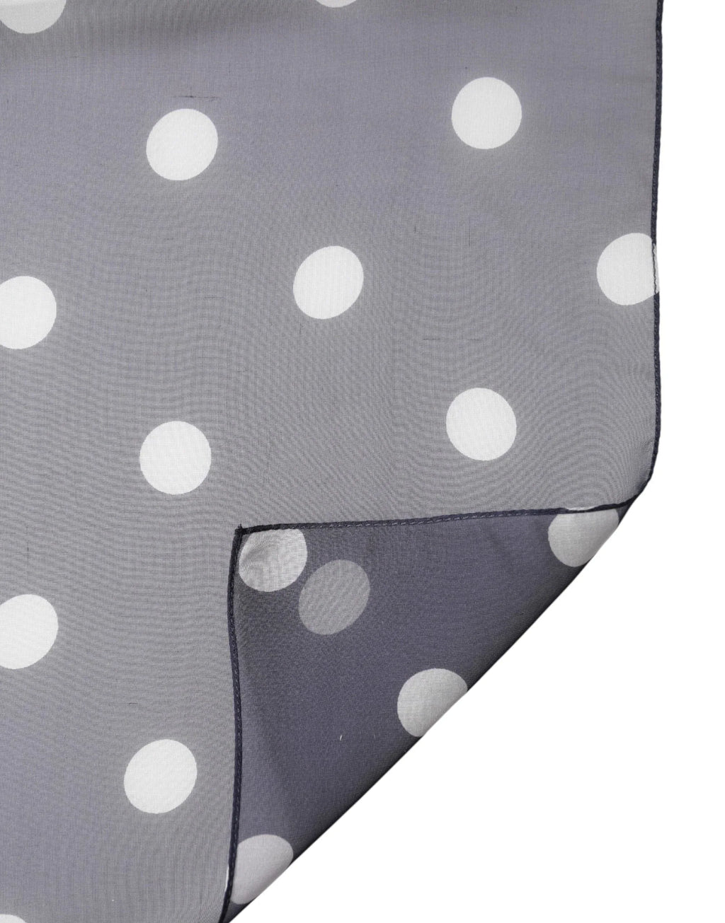 Dolce & Gabbana Blue Polka Dot Silk Neck Wrap Shawl 205cm x 132cm Scarf - Zeiniez