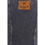 Marine Serre Gray Cotton Casual Dress - Zeiniez