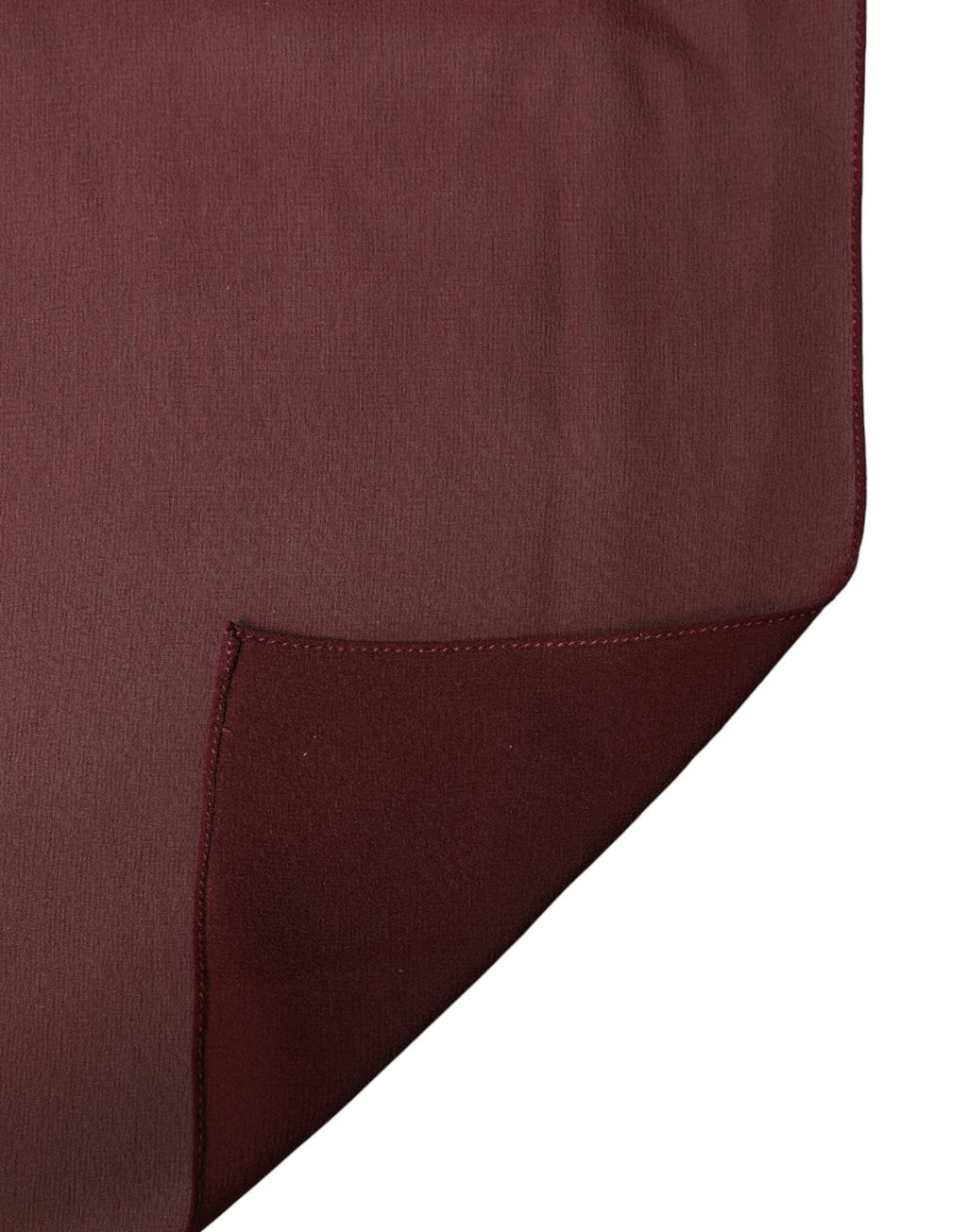 Dolce & Gabbana Maroon Silk Stole Neck Wrap Shawl Men 200cm x 130cm Scarf - Zeiniez