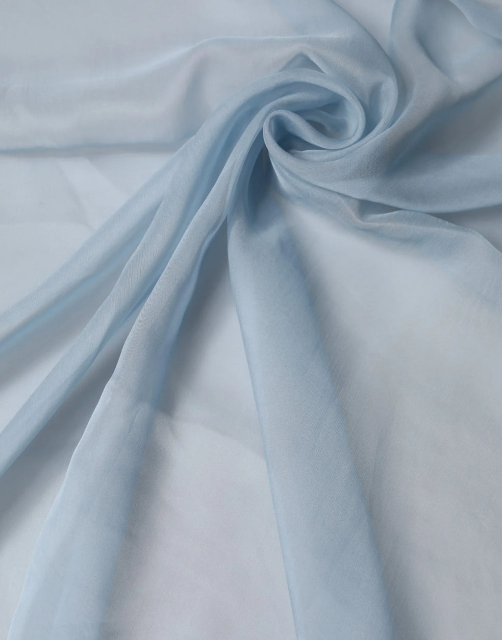 Dolce & Gabbana Light Blue Silk Stole Neck Wrap Shawl 200cm x 130cm Scarf - Zeiniez