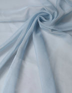 Dolce & Gabbana Light Blue Silk Stole Neck Wrap Shawl 200cm x 130cm Scarf - Zeiniez