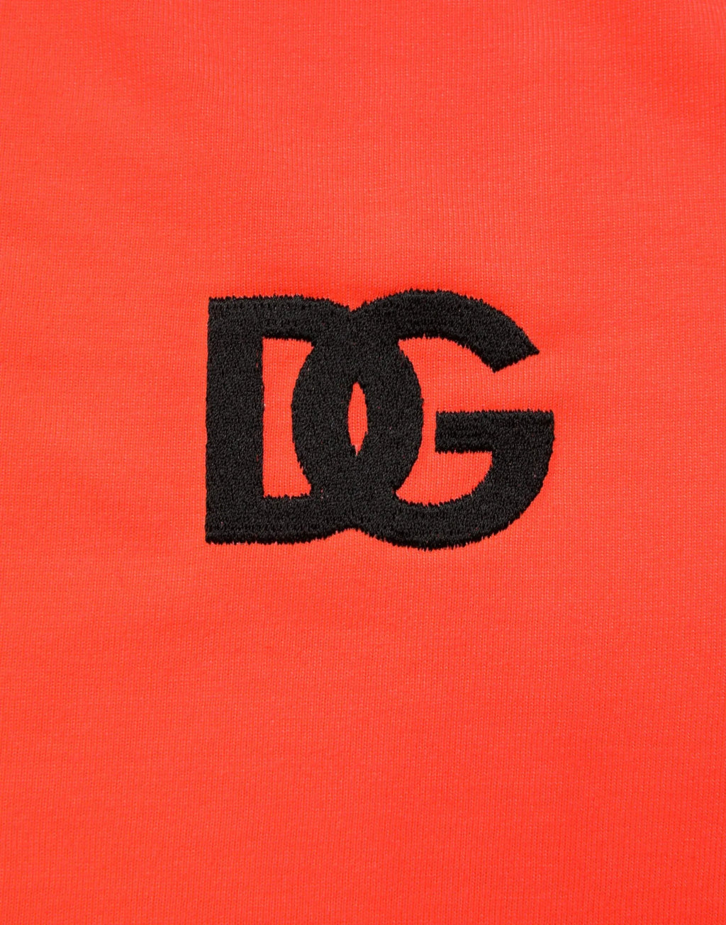 Dolce & Gabbana Neon Orange Polyester Crew Neck Men T-shirt - Zeiniez
