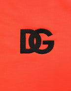 Dolce & Gabbana Neon Orange Polyester Crew Neck Men T-shirt - Zeiniez