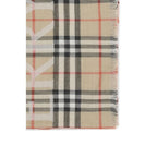 Burberry Beige Wool Scarf - Zeiniez