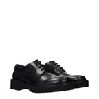 Valentino Garavani Black Leather Oxfords And Derbies - Zeiniez