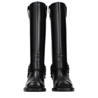 Valentino Garavani Black Leather Boots
