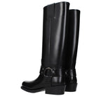 Valentino Garavani Black Leather Boots