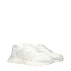 Maison Margiela White Fabric Athletic Sneakers