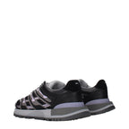 Maison Margiela Black Fabric Athletic Sneakers