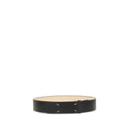 Maison Margiela Black Calf Leather Bos Taurus Regular Belt - Zeiniez