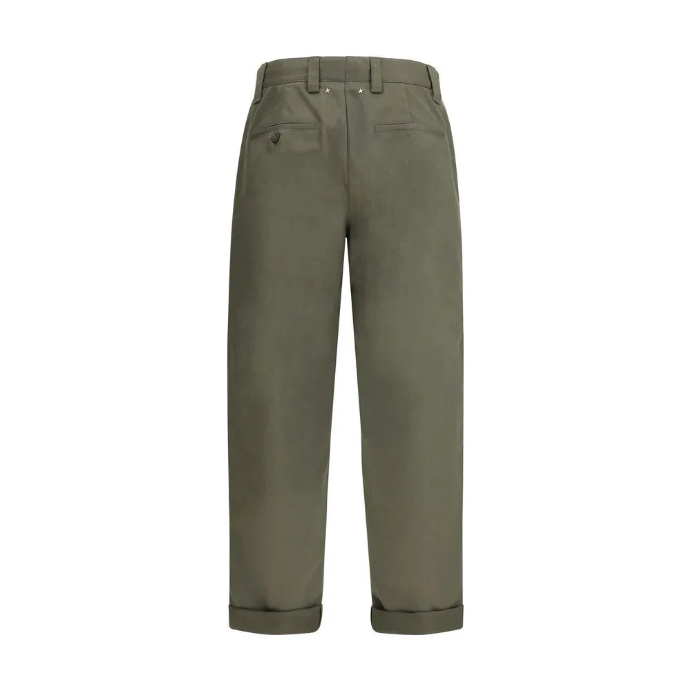 Golden Goose Bicolor Cotton Chino Pants - Zeiniez