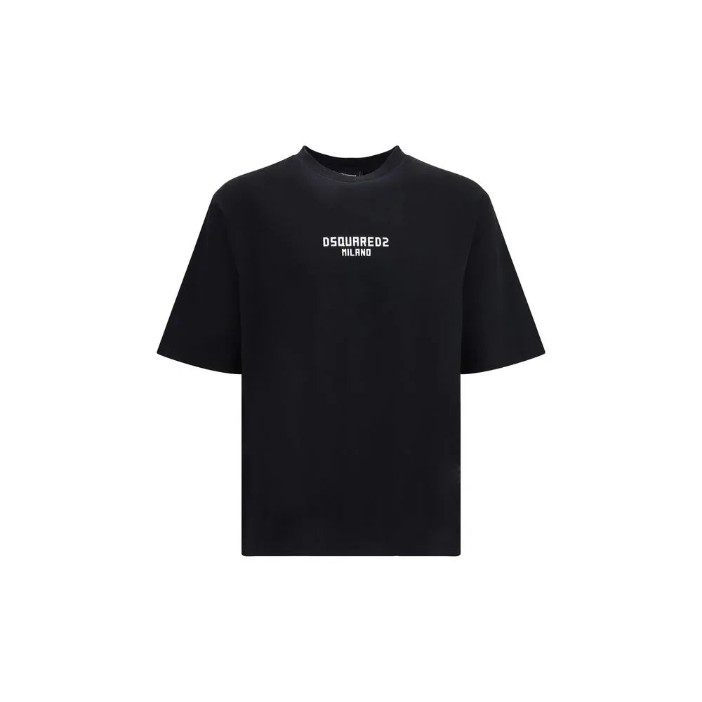 Dsquared² Black Cotton T-Shirt - Zeiniez