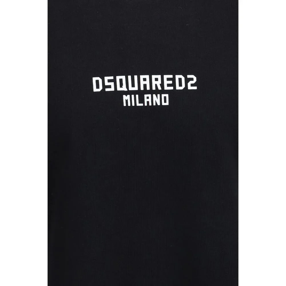 Dsquared² Black Cotton T-Shirt - Zeiniez