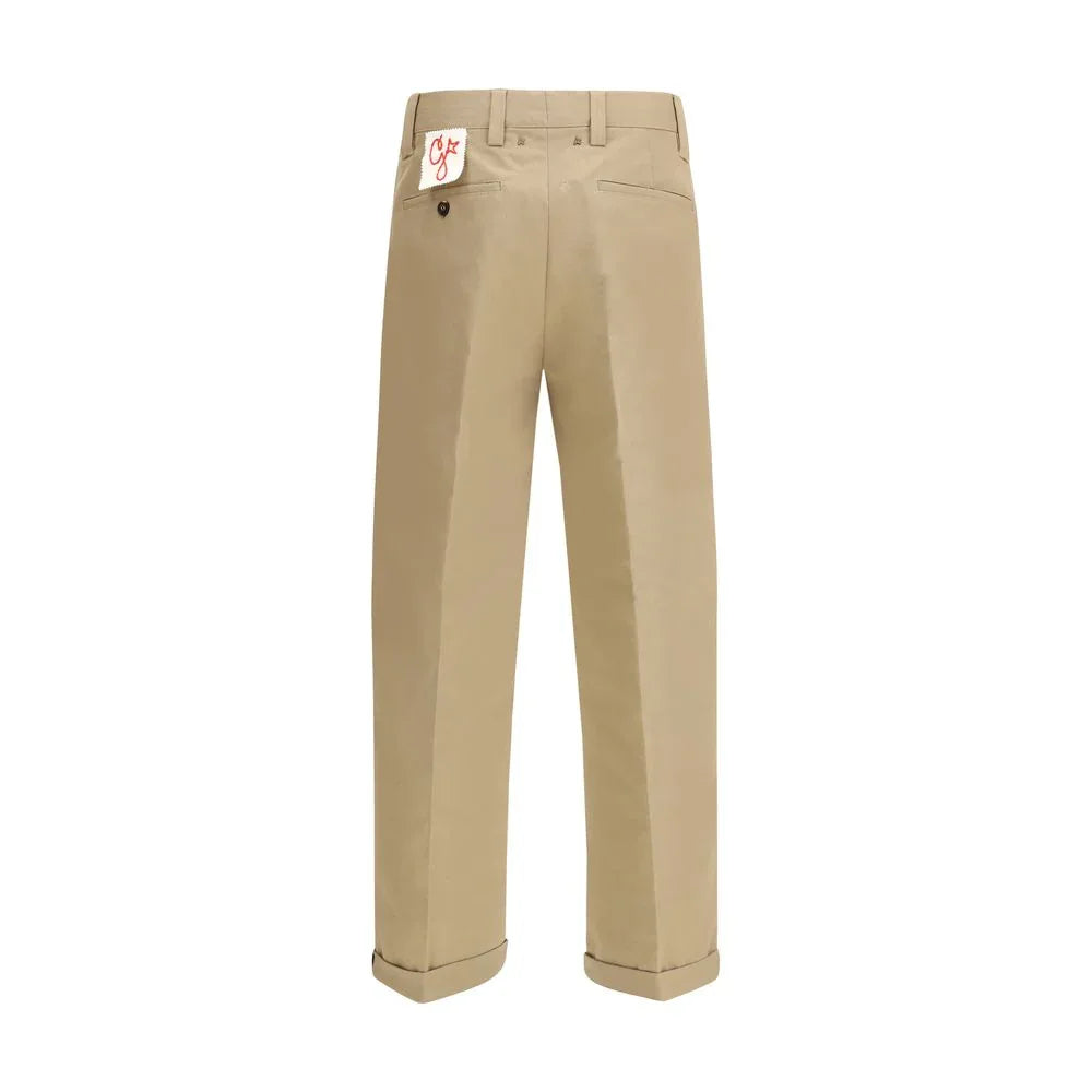 Golden Goose Bicolor Cotton Chino Pants - Zeiniez