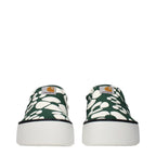 Marni Green Fabric Slip-On Loafers - Zeiniez
