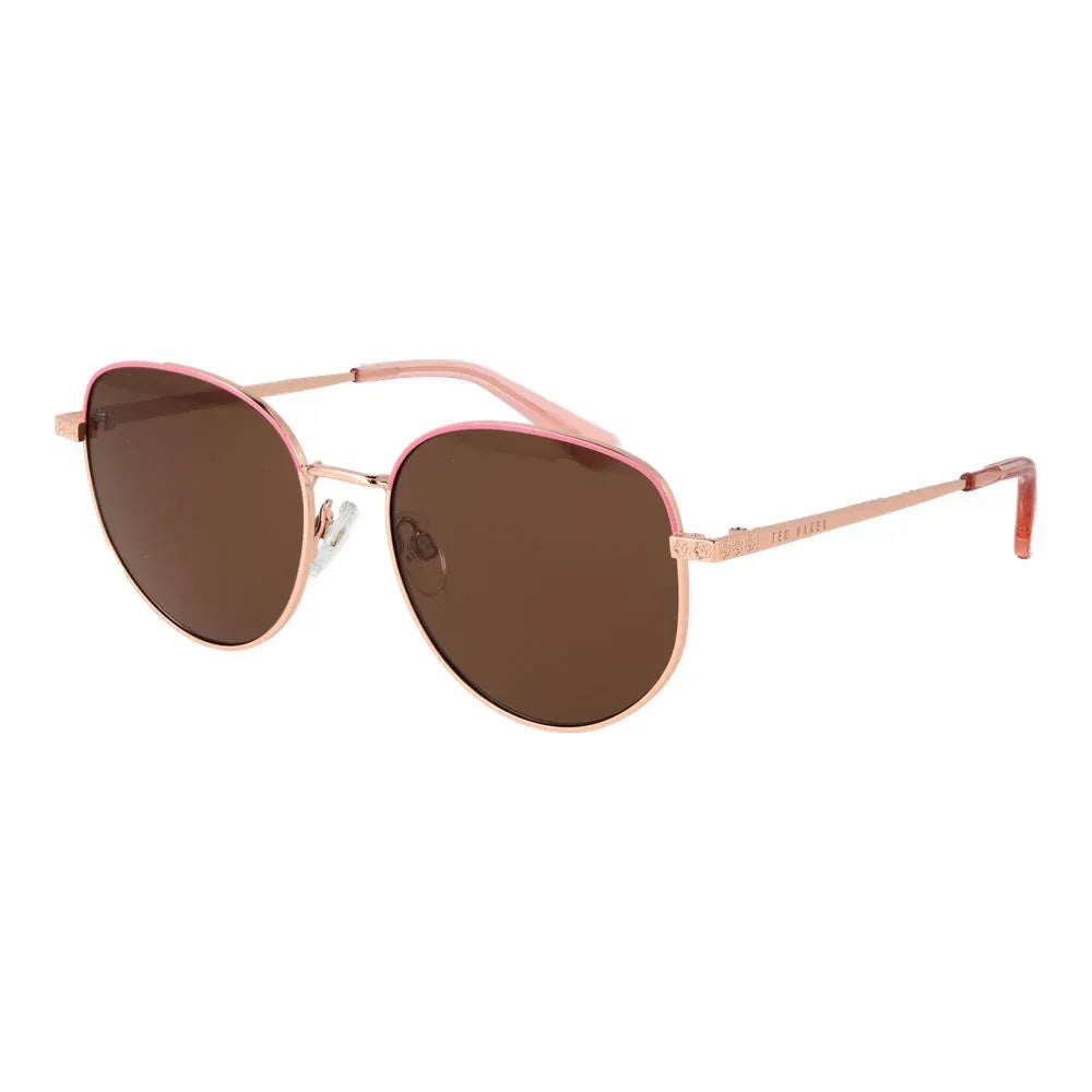 Ted Baker Rose Gold Metal Sunglasses - Zeiniez