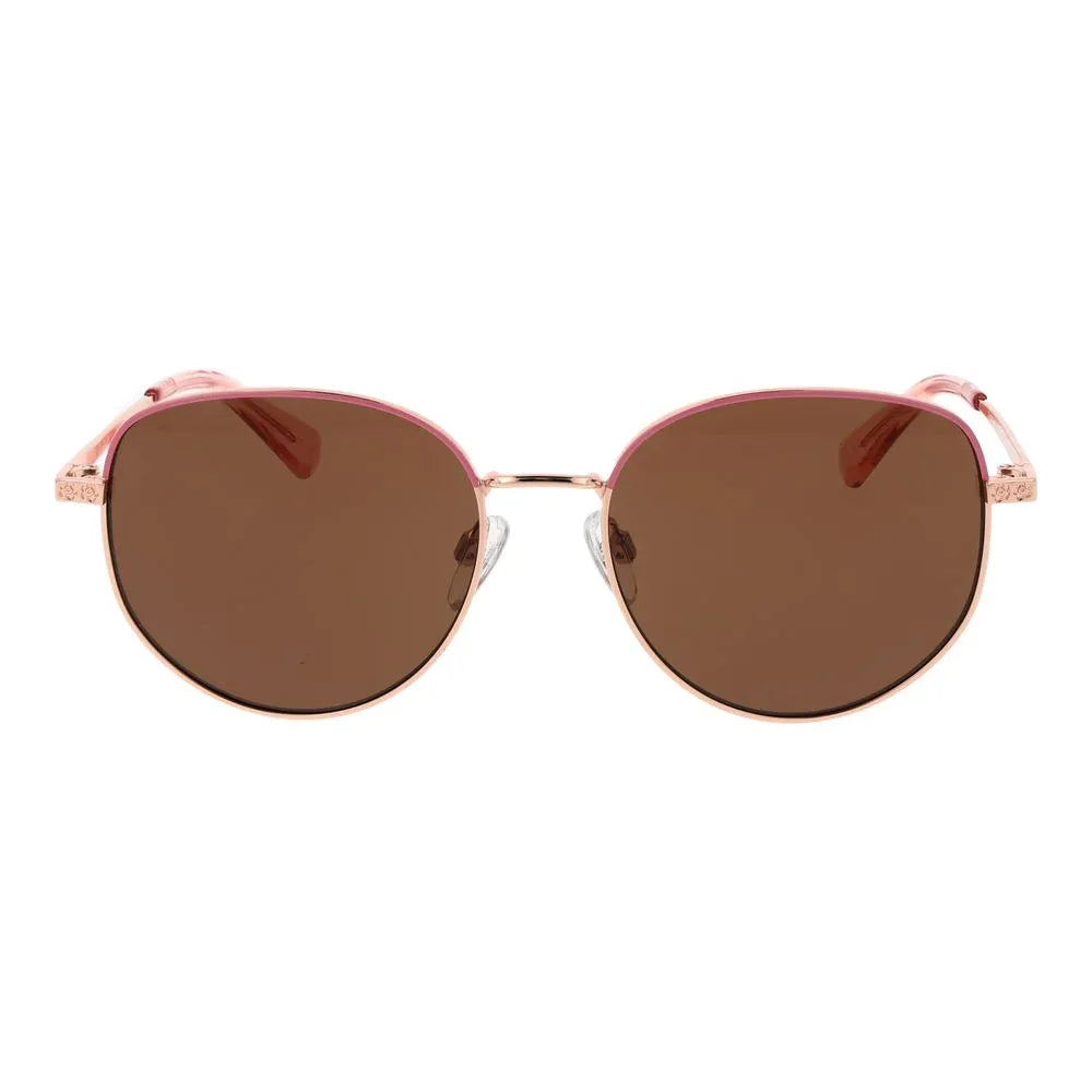 Ted Baker Rose Gold Metal Sunglasses - Zeiniez