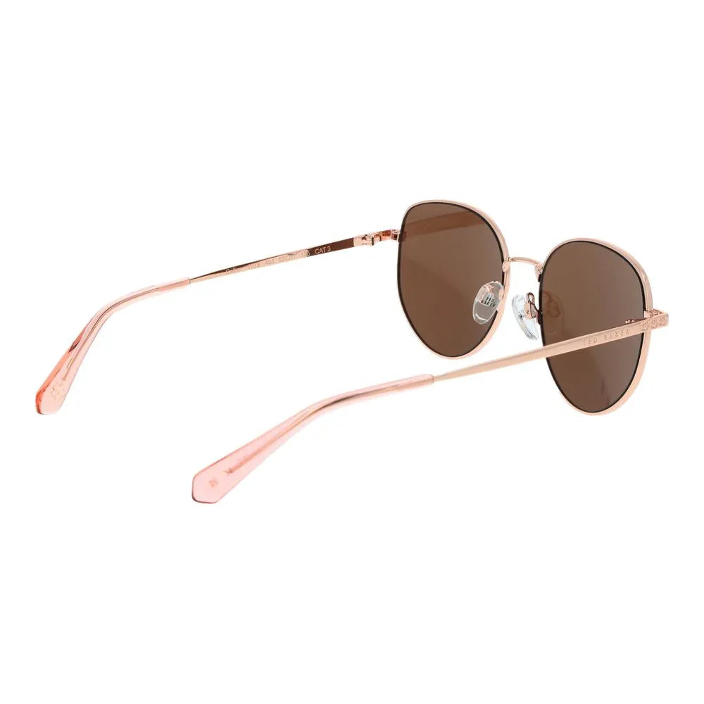 Ted Baker Rose Gold Metal Sunglasses - Zeiniez