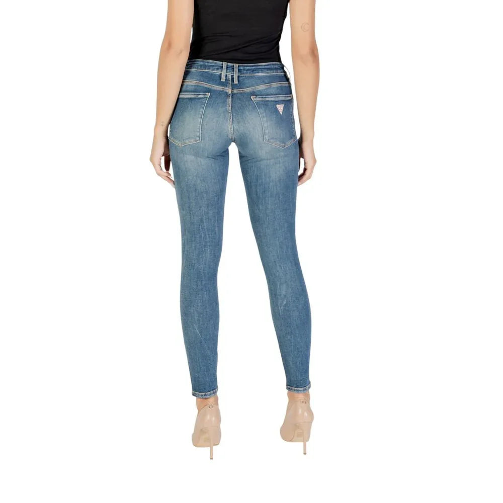 Guess Blue Cotton Skinny Jeans - Zeiniez
