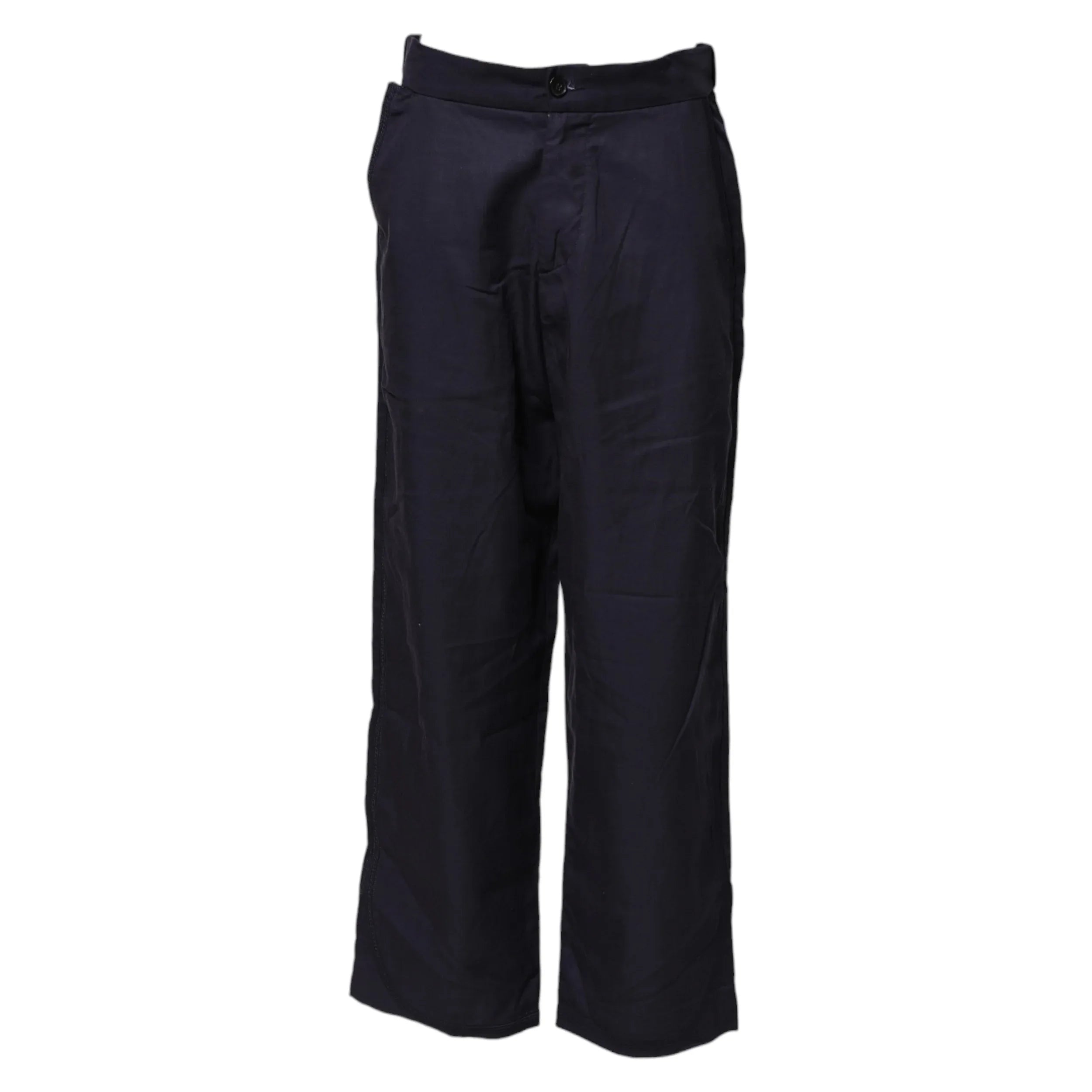 Levi's Navy Blue Straight High Waist Chino Casual Trouser Pants - Zeiniez