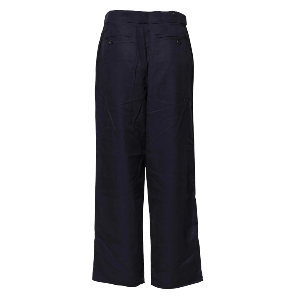 Levi's Navy Blue Straight High Waist Chino Casual Trouser Pants - Zeiniez