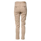 Jacob Cohen Beige Lyocell Skinny High Waist Chino Casual Pants - Zeiniez
