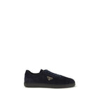 Prada Blue Calf Leather Bos Taurus Sneakers