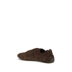 Prada Brown Lamb Ovis Aries Aries Athletic Sneakers - Zeiniez