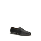 Church's Black Calf Leather Bos Taurus Slip-On Loafers - Zeiniez