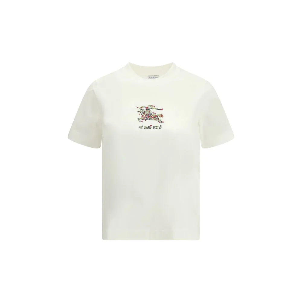 Burberry White Cotton T-Shirt - Zeiniez