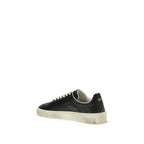 Dsquared² Black Calf Leather Bos Taurus Low Top Sneakers - Zeiniez