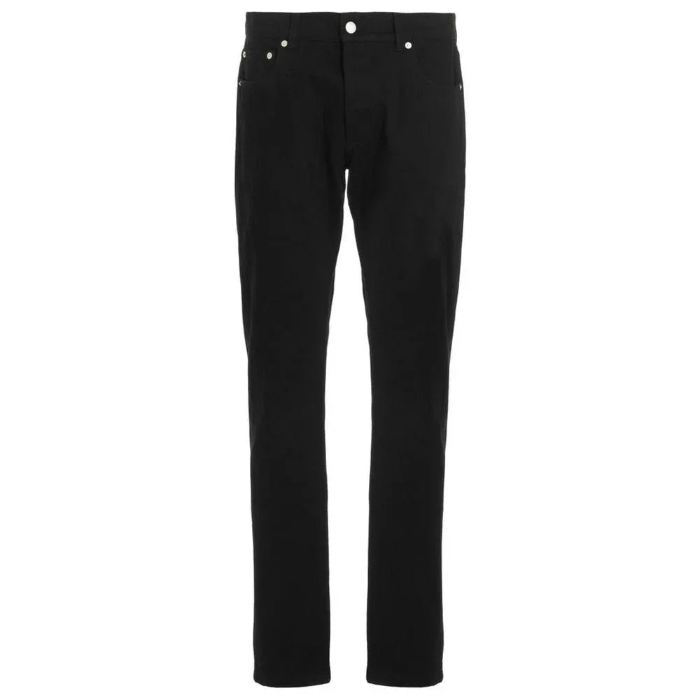 Alexander McQueen Black Cotton Skinny Jeans - Zeiniez