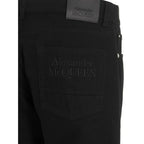 Alexander McQueen Black Cotton Skinny Jeans - Zeiniez