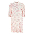 Ganni White Viscose Casual Dress - Zeiniez