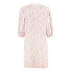 Ganni White Viscose Casual Dress - Zeiniez